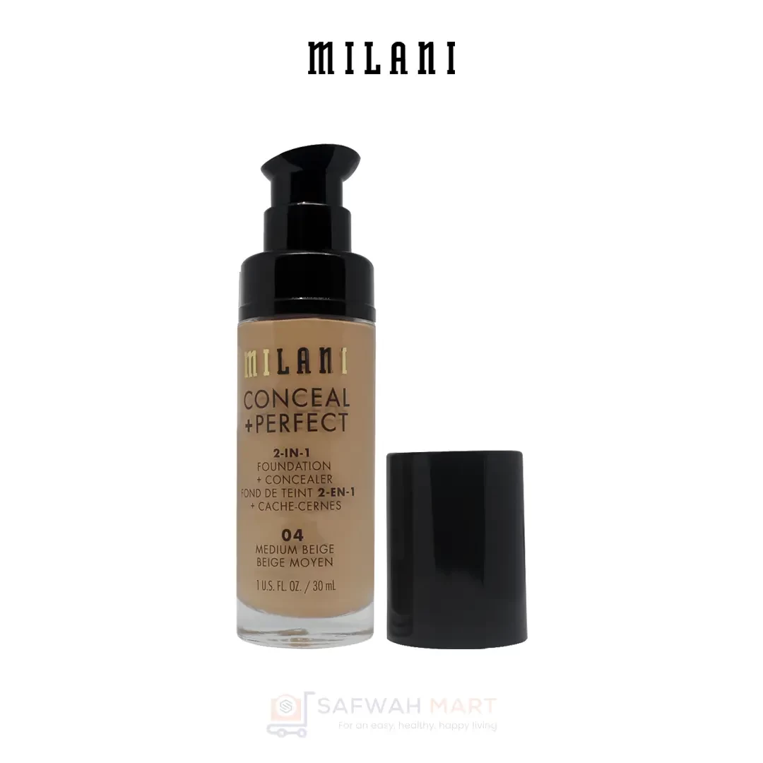 Conceal Perfect 2 In 1 Foundation and Concealer (Medium Beige 04)
