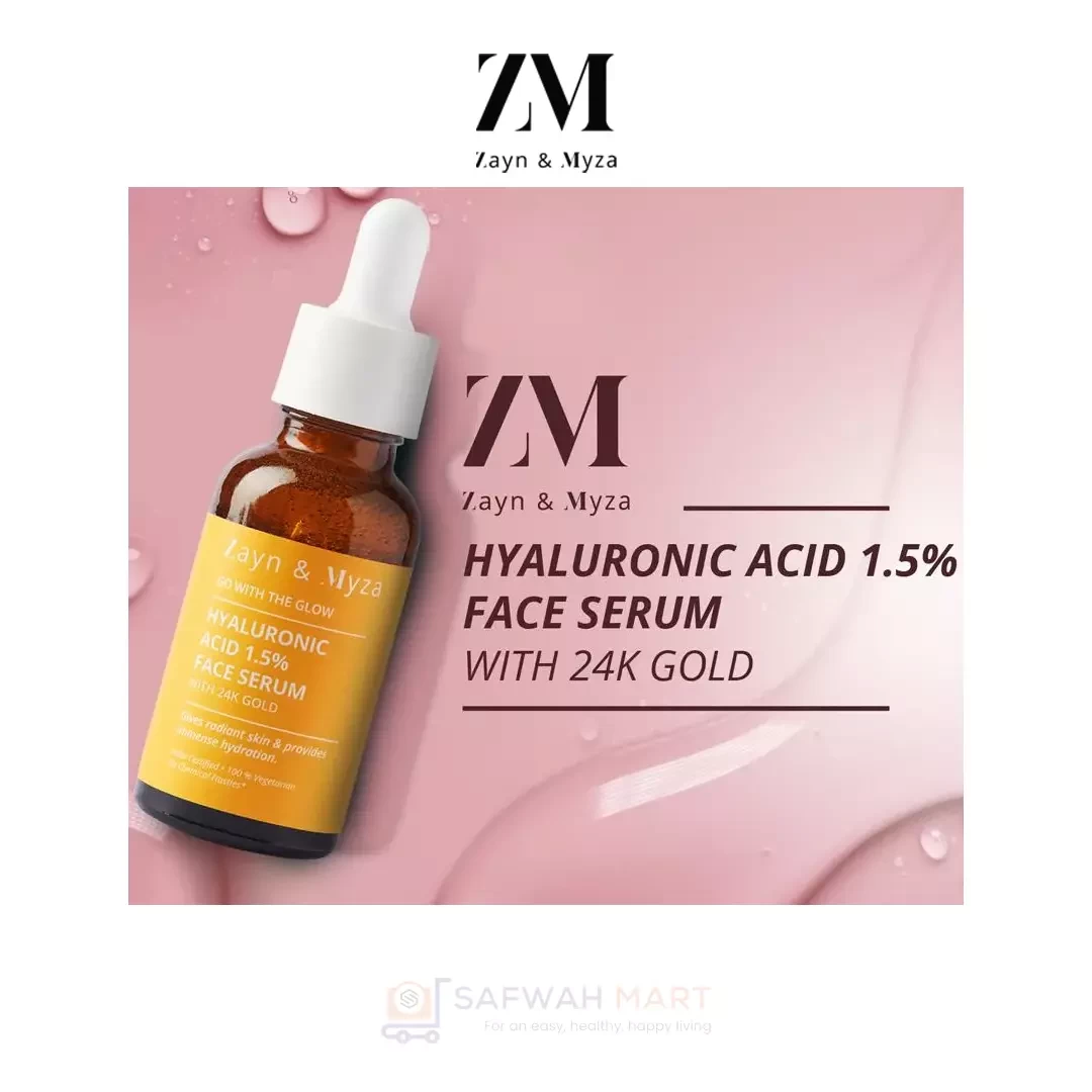 ZM Hyaluronic Acid 1.5% & 24k Gold Face Serum