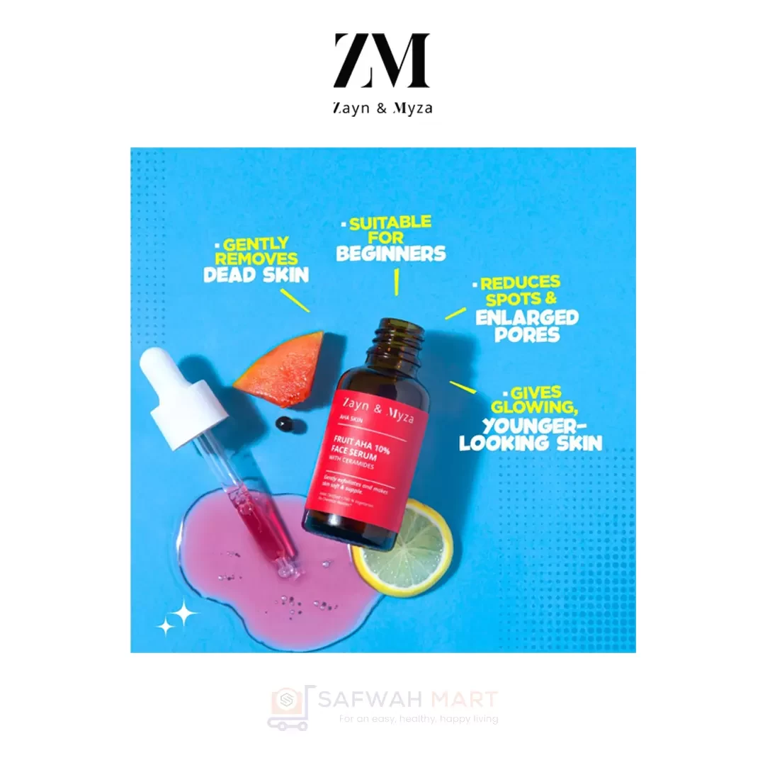 ZM Fruit AHA 10% Face Serum with Ceramides