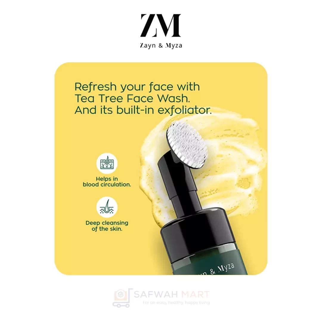 ZM Tea Tree & Salicylic Acid Foaming Facewash - For Men