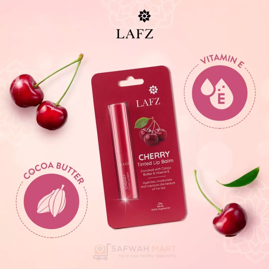 Lafz Cherry Tinted Lip Balm