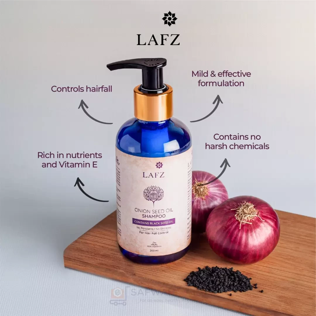 Lafz Onion And Black Seed Hair Shampoo