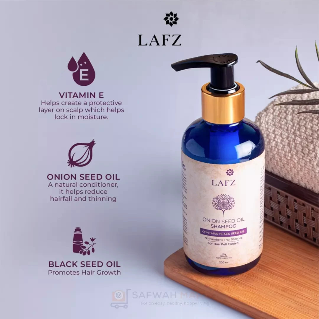Lafz Onion And Black Seed Hair Shampoo