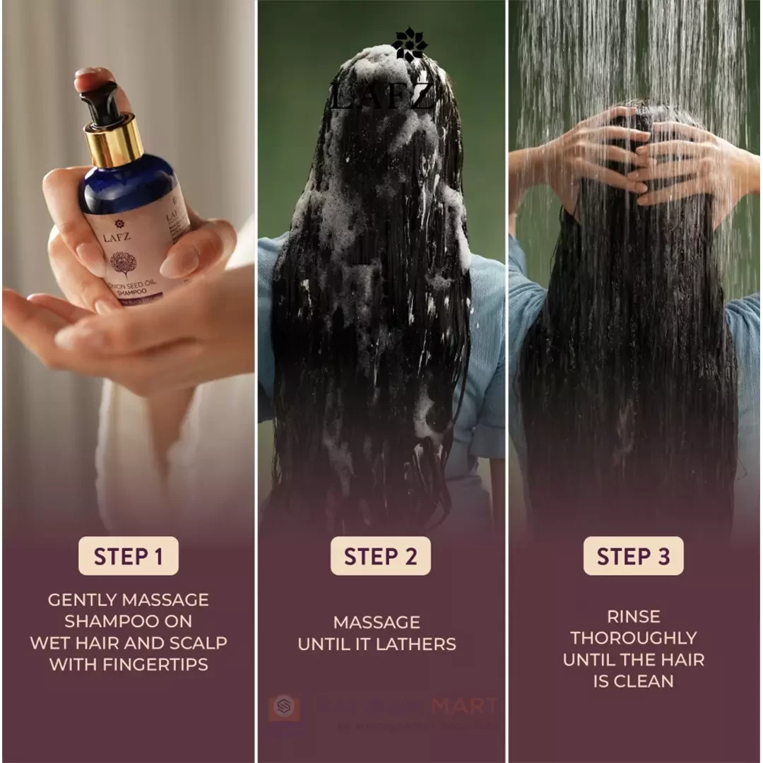 Lafz Onion And Black Seed Hair Shampoo