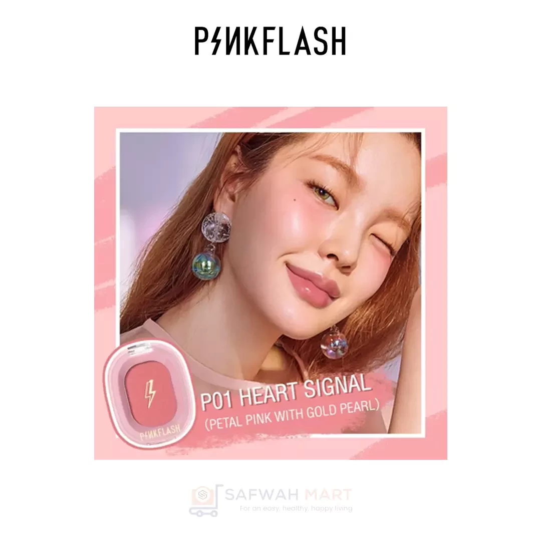 F01-PinkFlash Chic In Cheek Blush in P01#