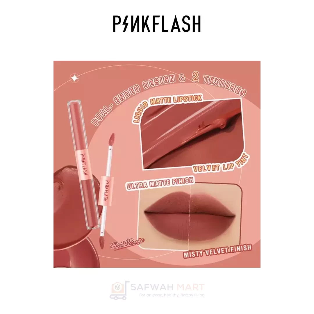 L13 – PINKFLASH Duo Liquid Lipstick(M01)