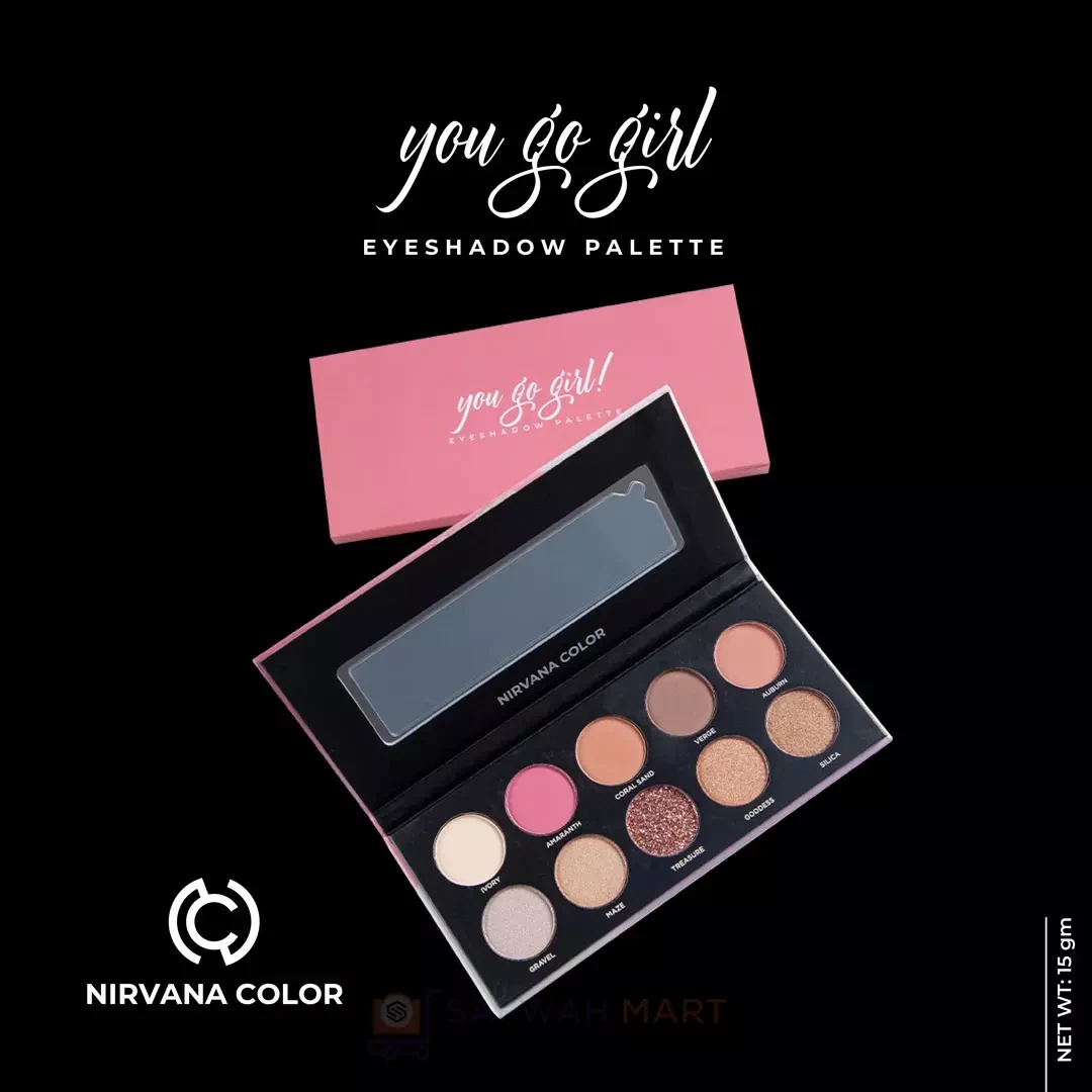 Nirvana Color Eye shadow Palette - You Go Girl