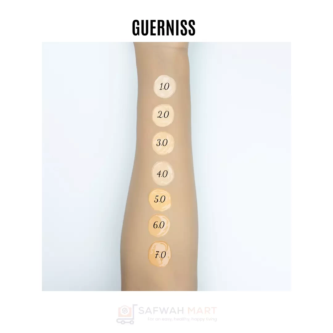 Guerniss Cover Matte Foundation 30ML - Tan 7.0