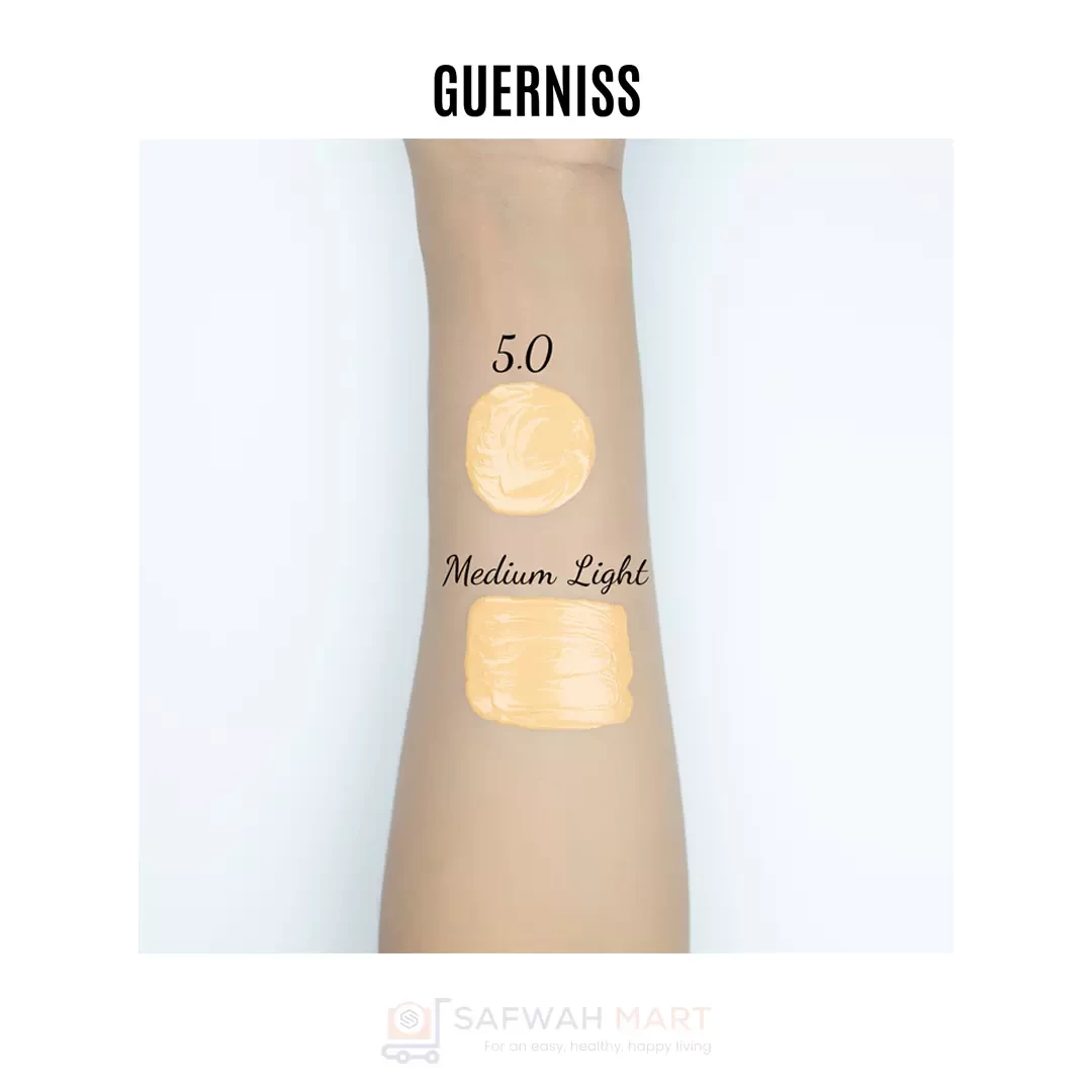 Guerniss Cover Matte Foundation 30ML - Medium Light 5.0