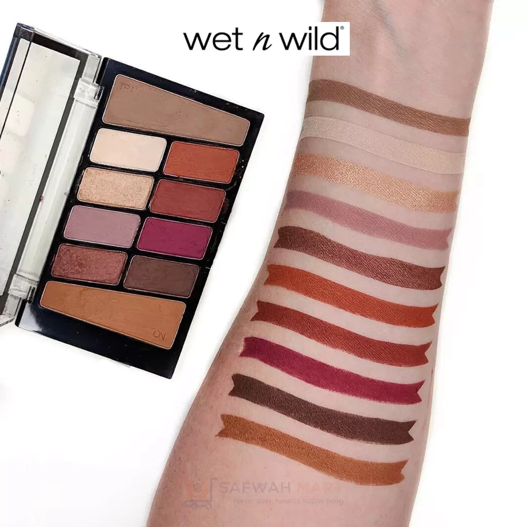 Color Icon 10 Pan Eyeshadow Palette (Rose In The Air)