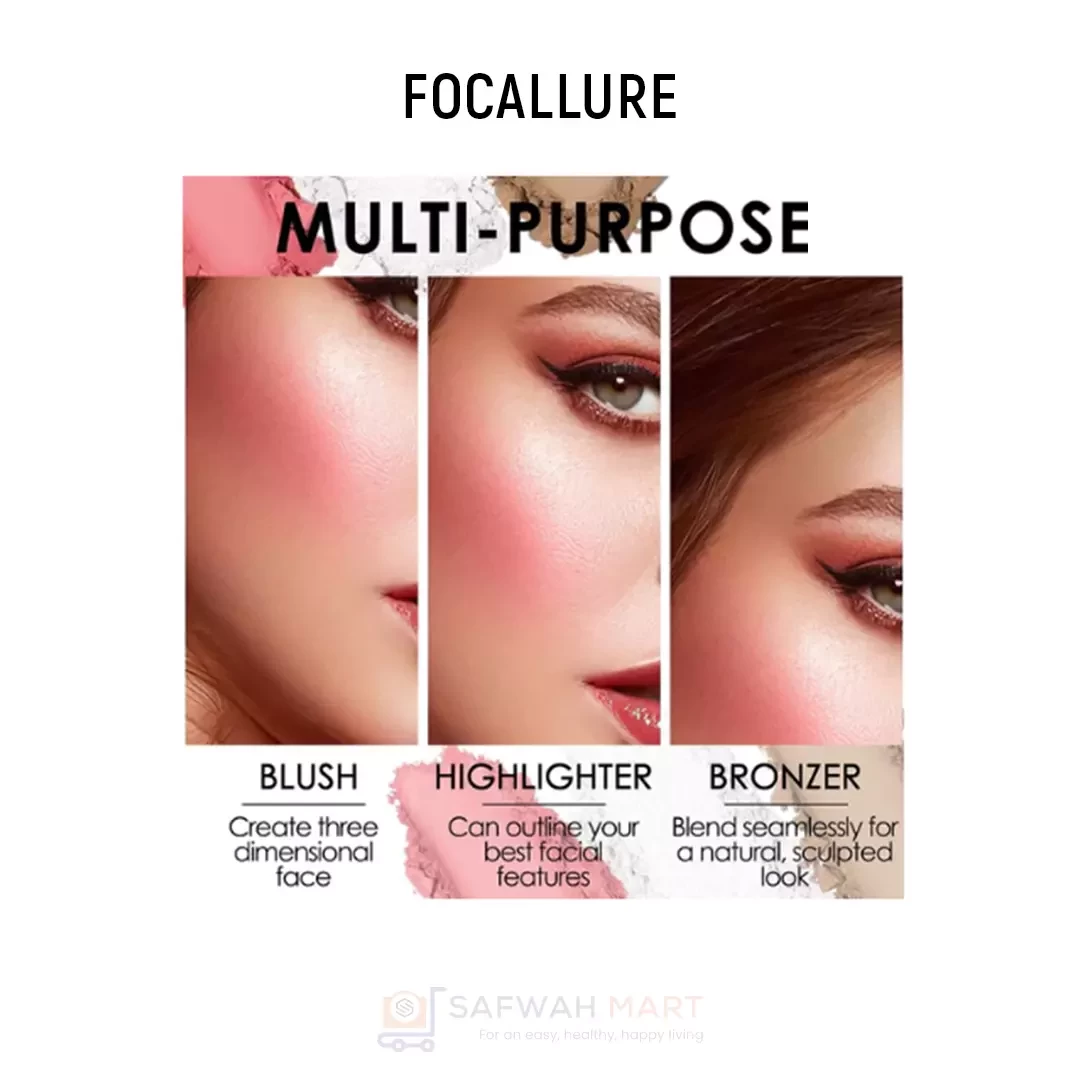 Focallure FA26 Blusher & Highlighter palette #4