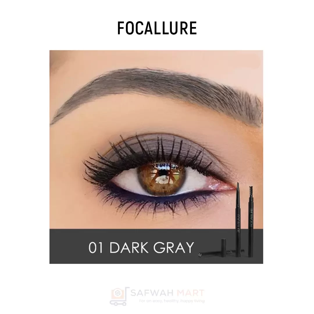 Focallure FA18 Auto Brows Pen #1 (Dark Gray)