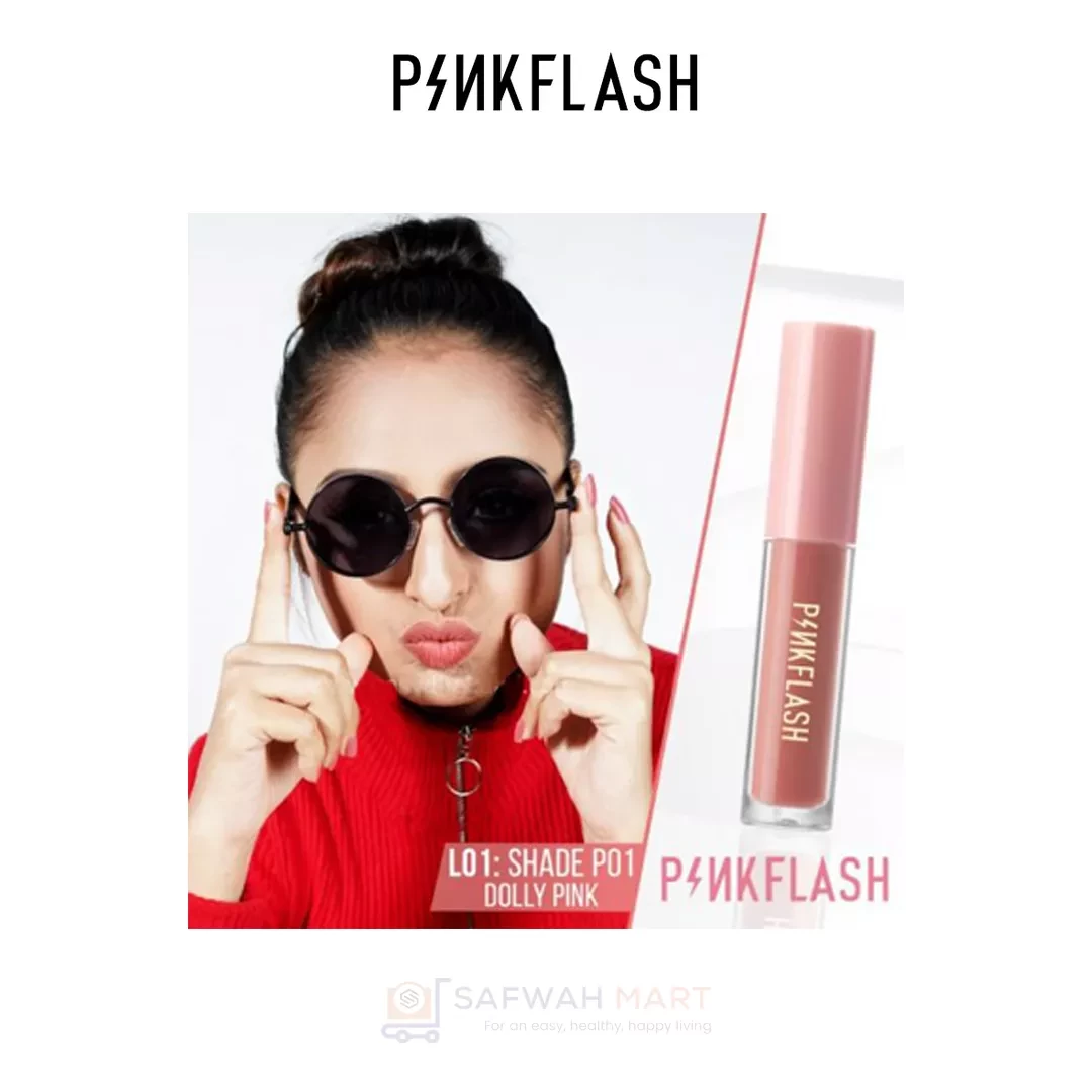 L01 – PINKFLASH Melting Matte Waterproof Lipstick (P01)