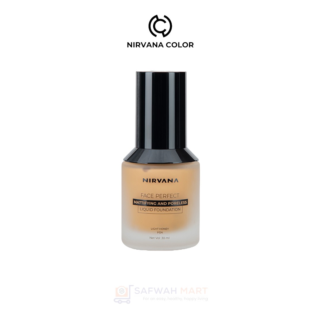 Nirvana Color Face Perfect Liquid Foundation – Light Honey F04