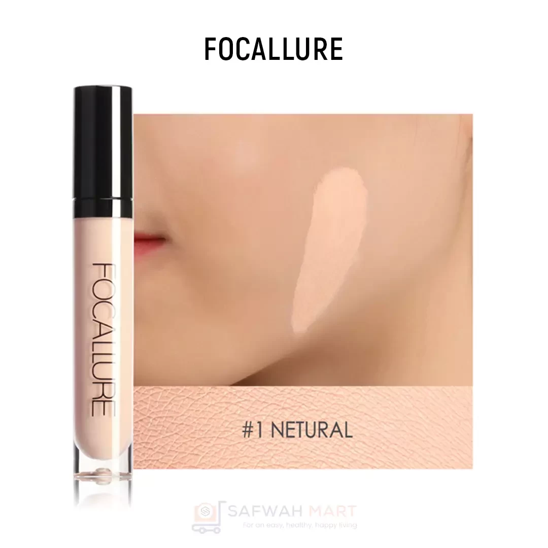 Focallure Full Coverage Liquid Concealer - 01( Netural)