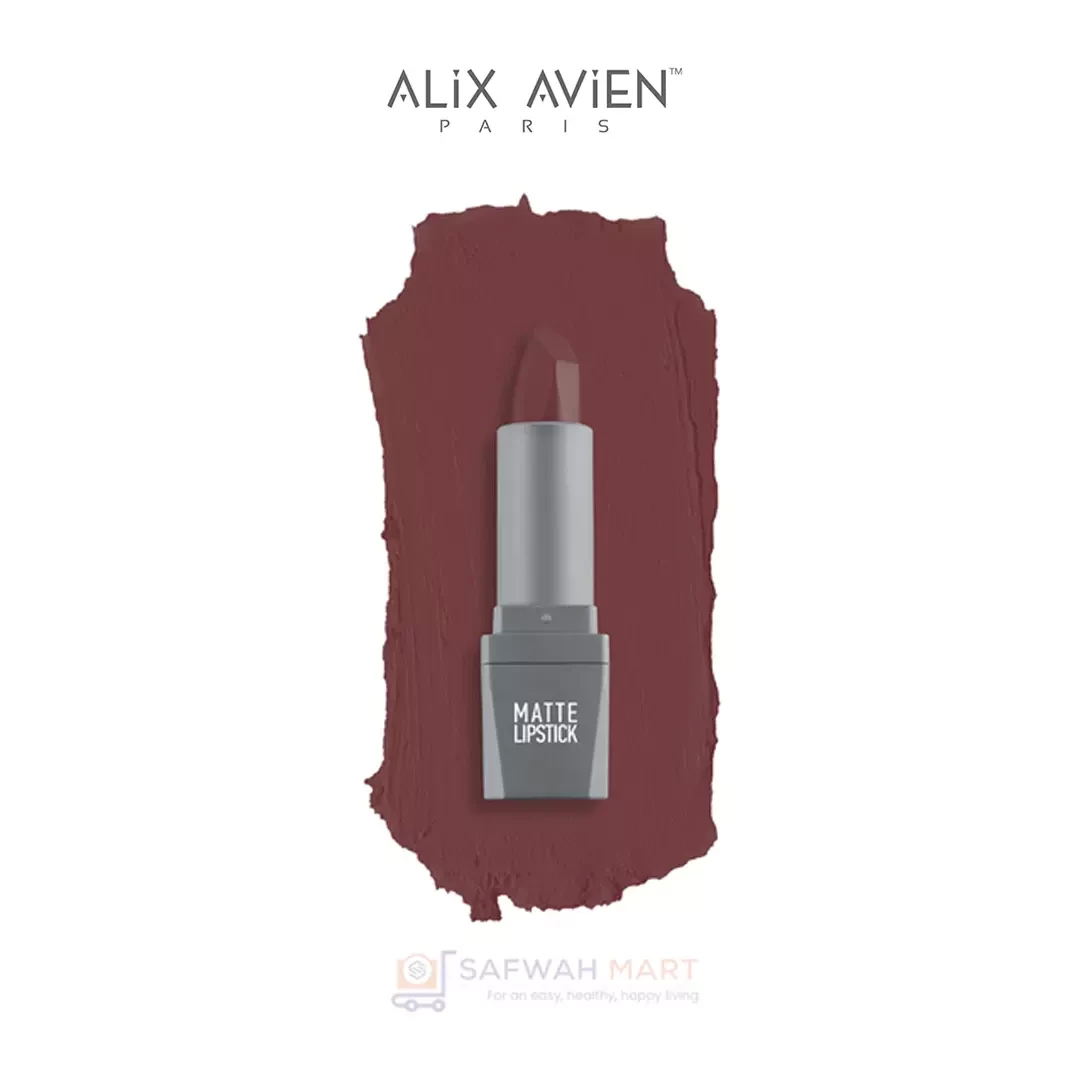 Alix Avien Matte Lipstick- 411( Spicy Terracotta)