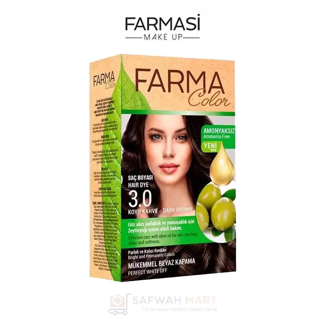 Farmasi Farmacolor Expert Hair Dye 3.0 Dark Brown