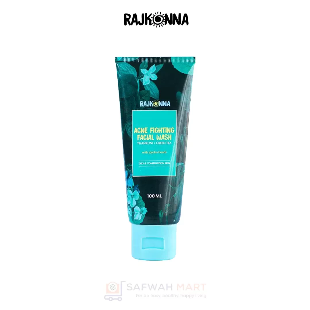 Rajkonna Acne Fighting Facial Wash with Jojoba Beads