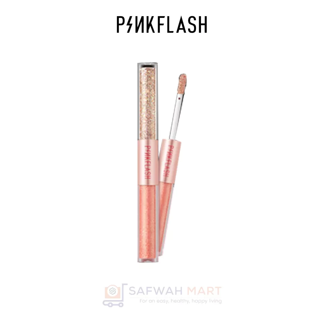 E18 – PINKFLASH All Glow Duo Liquid Eyeshadow-04(Rainbow Galaxy)