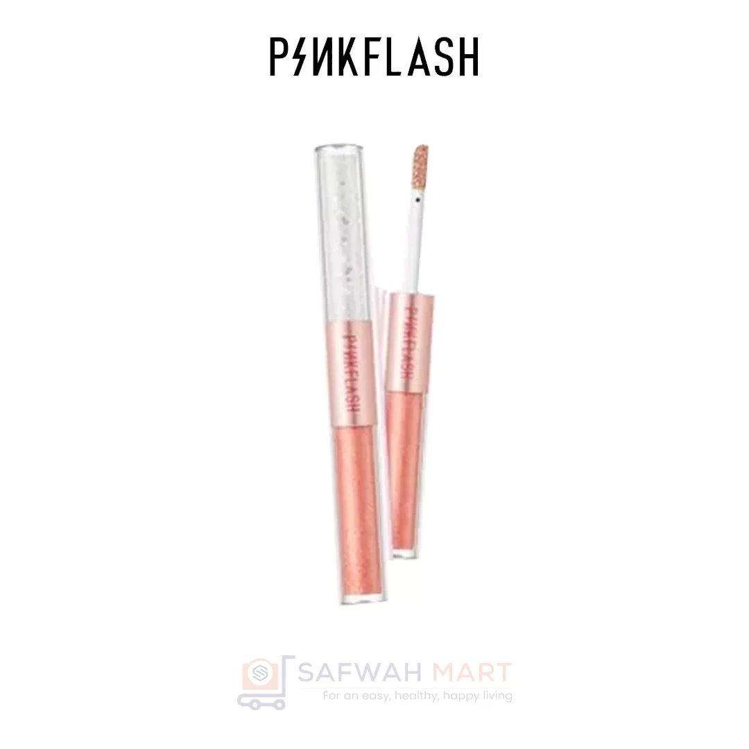 E18 – PINKFLASH All Glow Duo Liquid Ocular shadow-05(Starry Pearl)