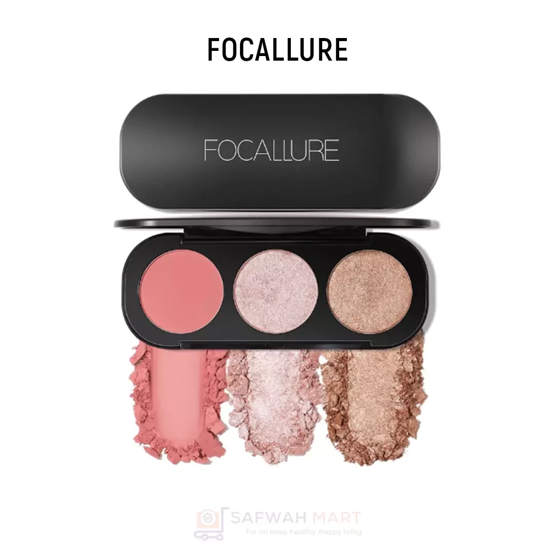 Focallure FA26 Blusher & Highlighter palette #3