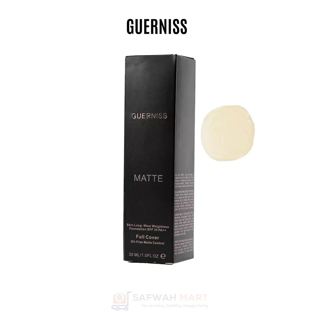 GUERNISS COVER MATTE FOUNDATION 30ML - WORM PORCELAIN 2.0