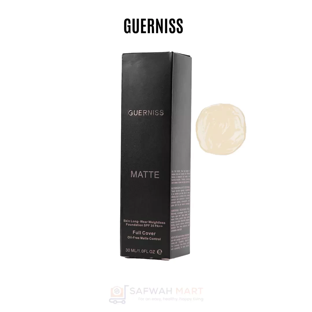 GUERNISS COVER MATTE FOUNDATION 30ML - Ivory 3.0