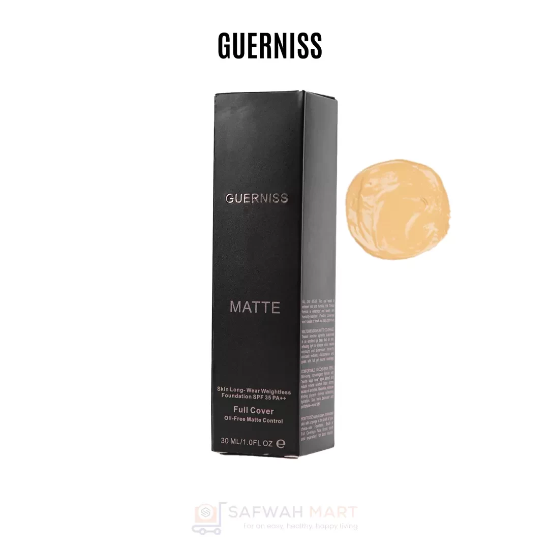 GUERNISS COVER MATTE FOUNDATION 30ML - Tan 7.0