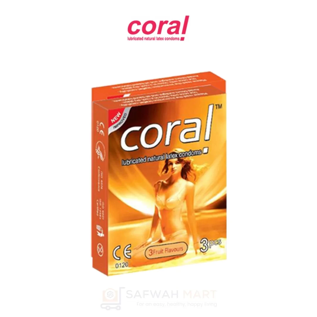 Coral Condom 3-Fruit Flavours (Girls)